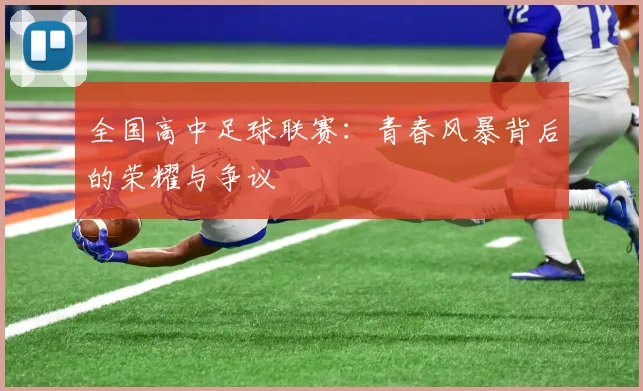 全国高中足球联赛:青春风暴背后的荣耀与争议