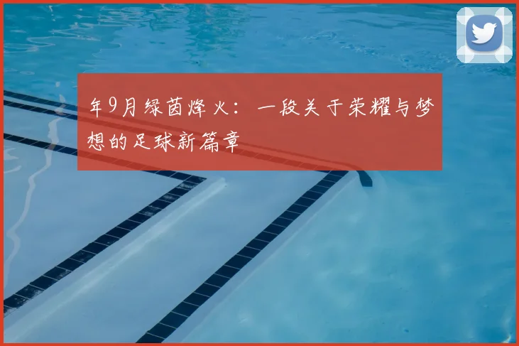 年9月绿茵烽火：一段关于荣耀与梦想的足球新篇章